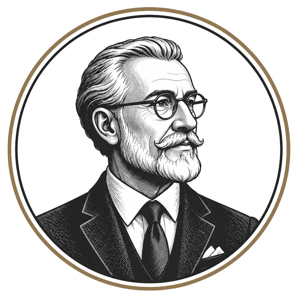 Illustrated portrait of Hugo